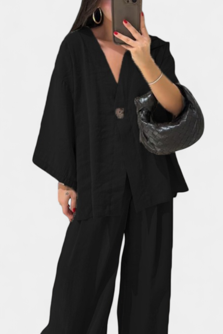 Eli | Conjunto Oversize Cuello V