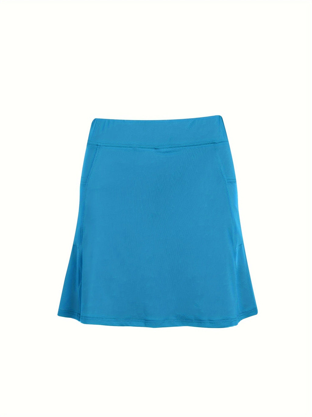 Shorts de tiro alto con falda