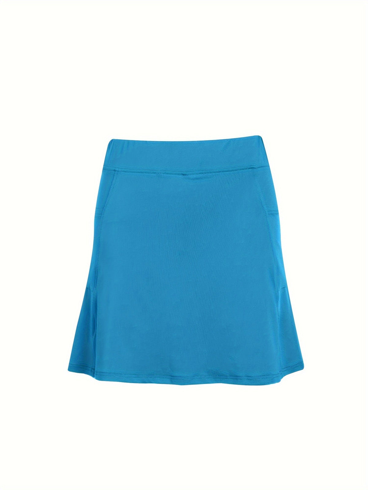 Shorts de tiro alto con falda