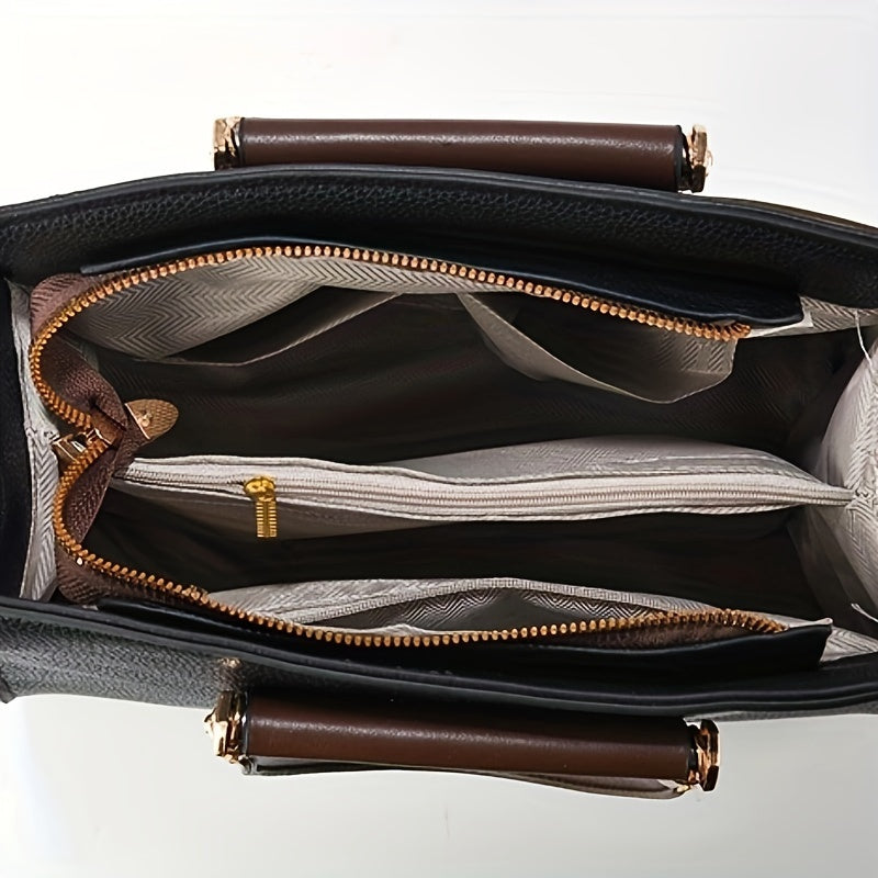 Luna | Conjunto de 3 Bolsos de Cuero Elegantes