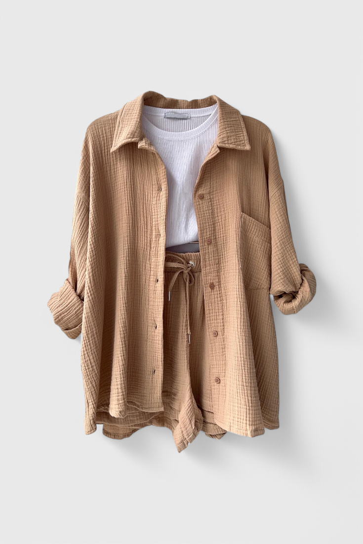 Xenia | Conjunto Collar Relajado