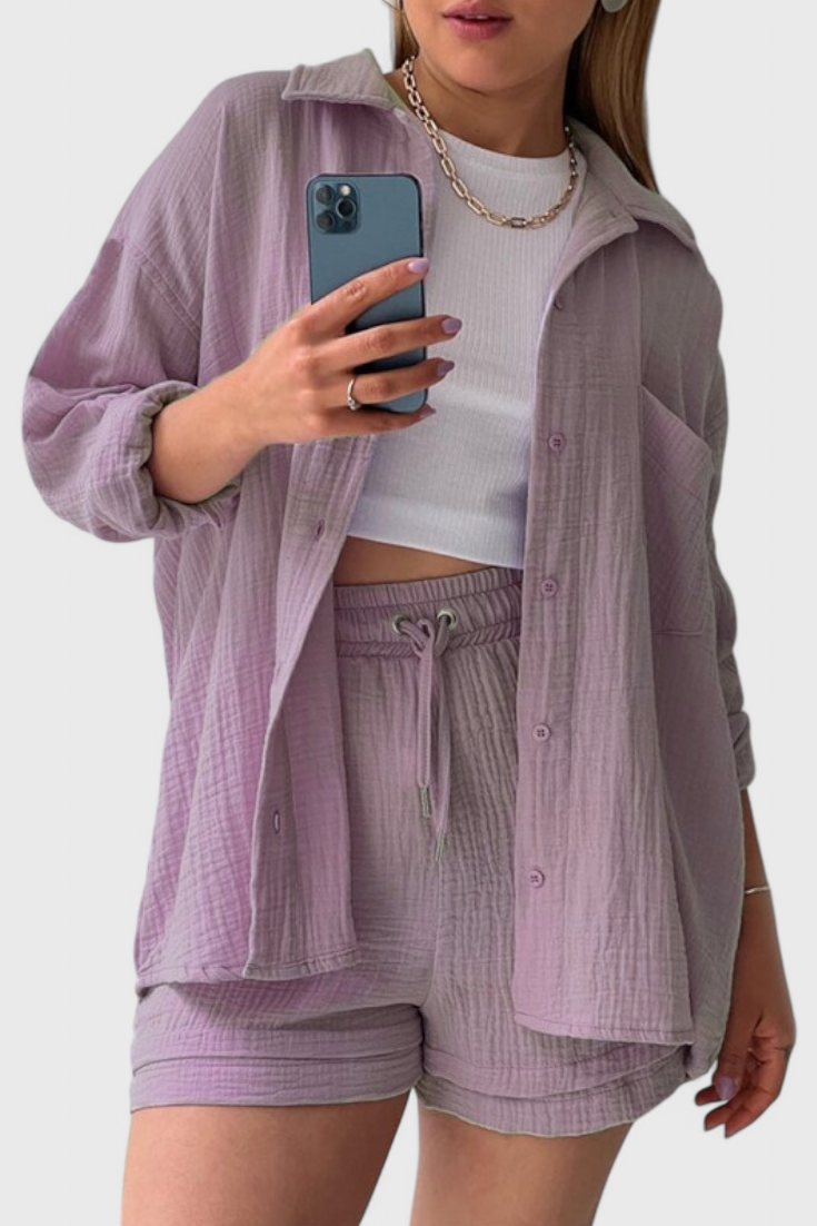 Xenia | Conjunto Collar Relajado