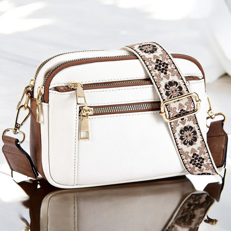 Elena | Bolso de Hombro de Piel