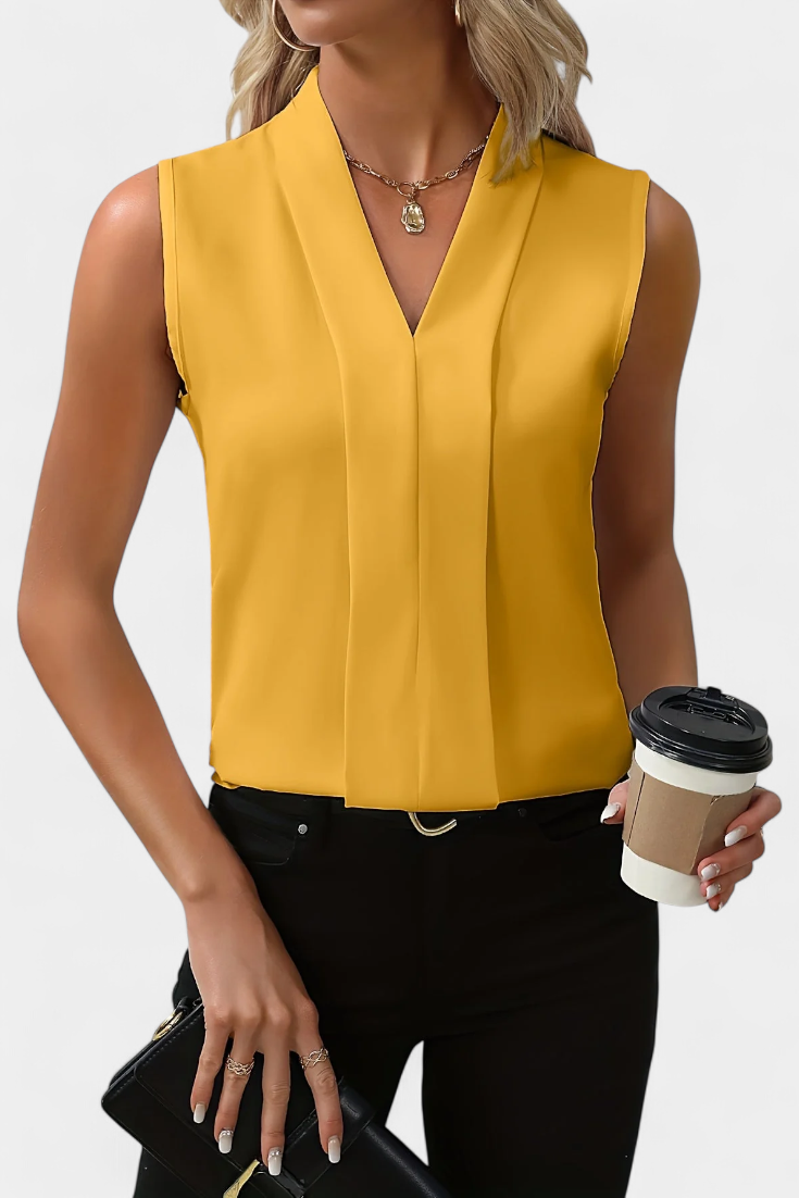 Nele | Blusa sin Mangas Escote V