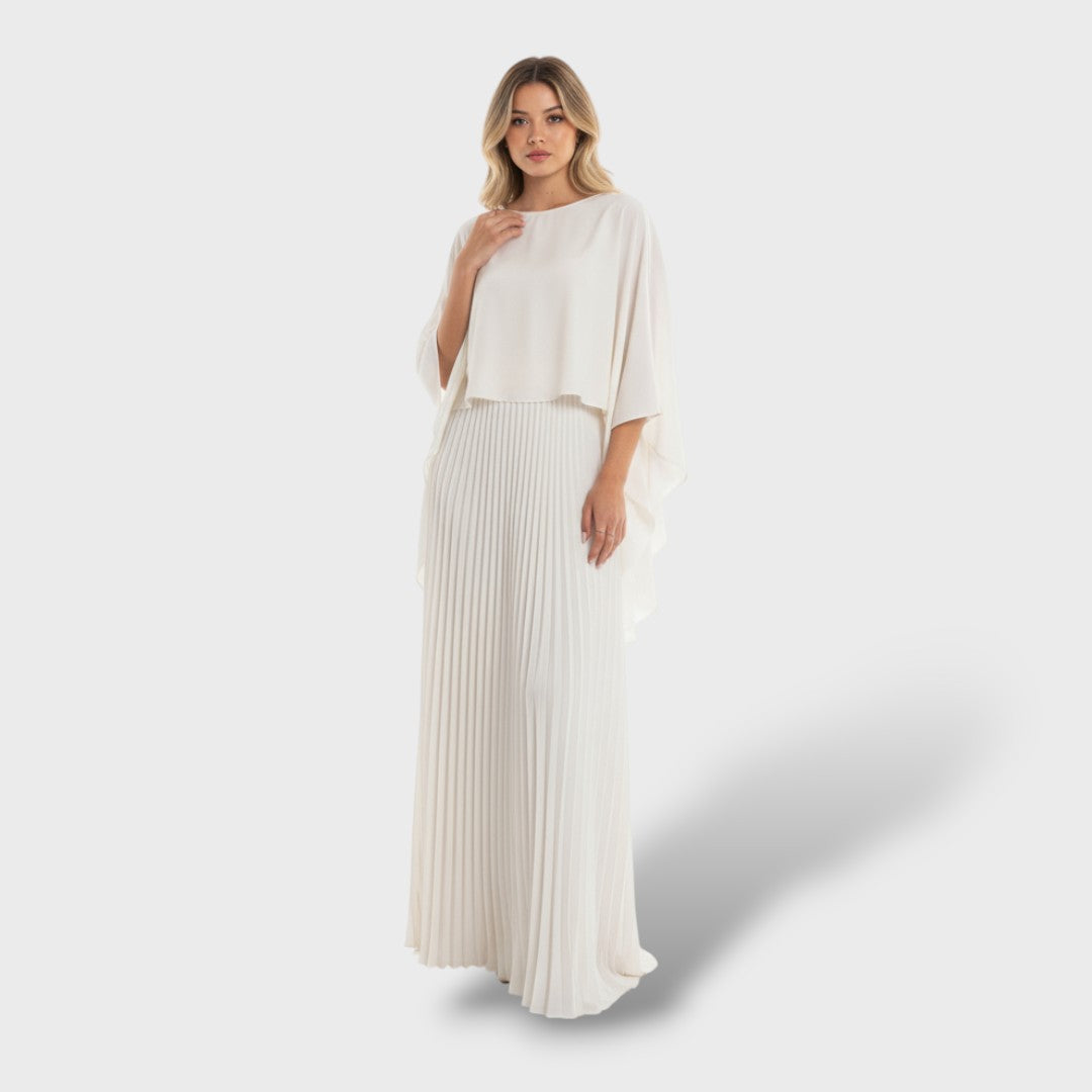 Murciélago | Vestido Maxi Elegante Manga Murciélago