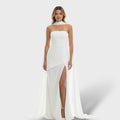 Isadora | Vestido Maxi Elegante con Abertura