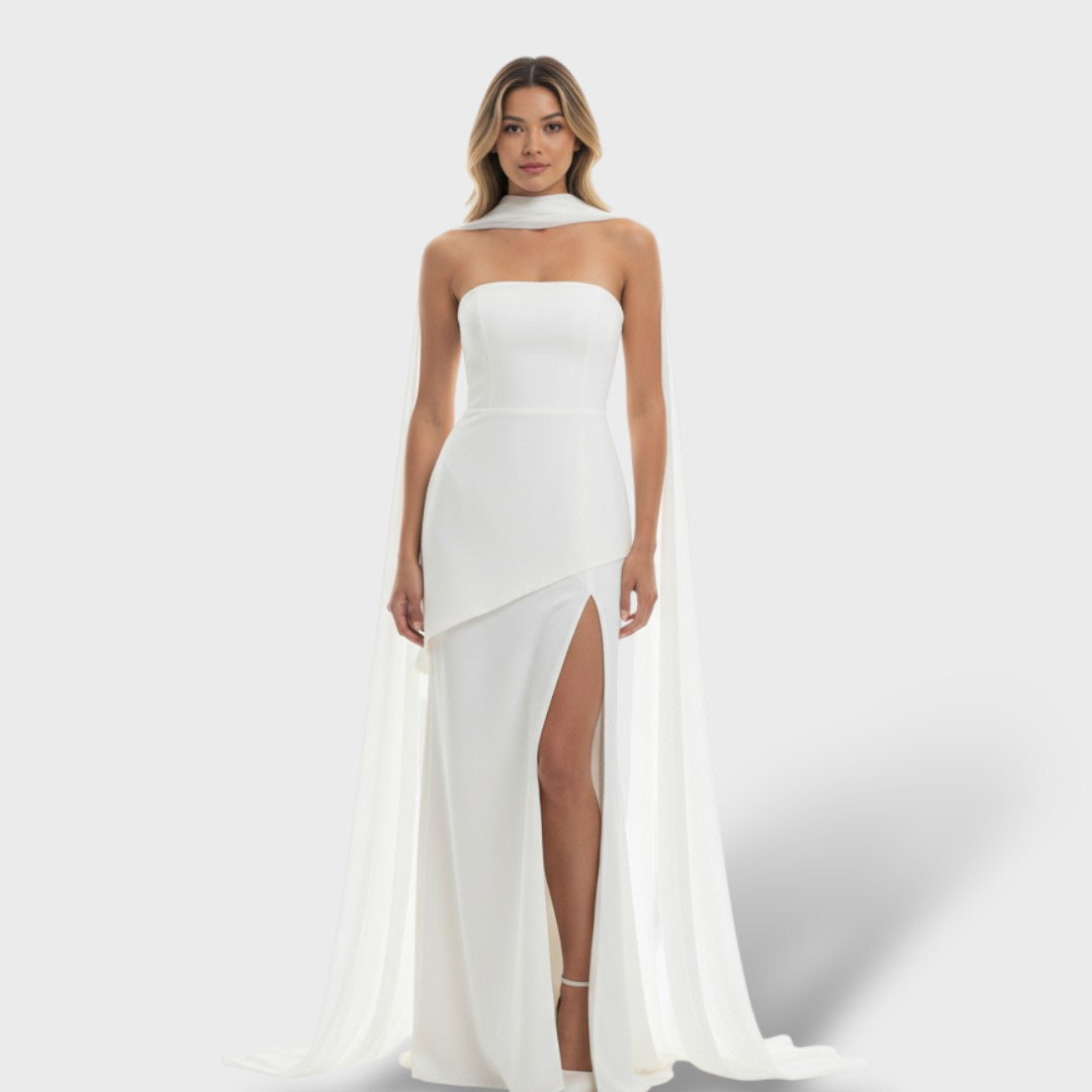 Isadora | Vestido Maxi Elegante con Abertura