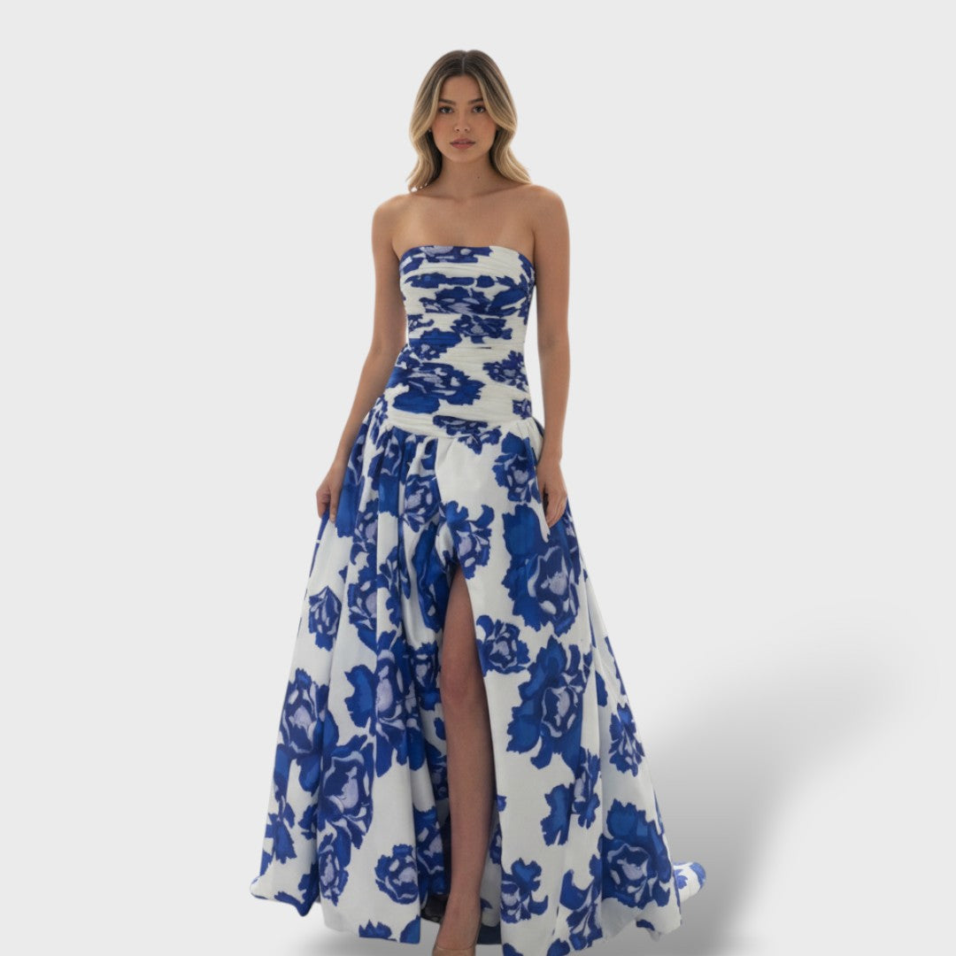 Flora | Vestido Maxi Floral Elegante
