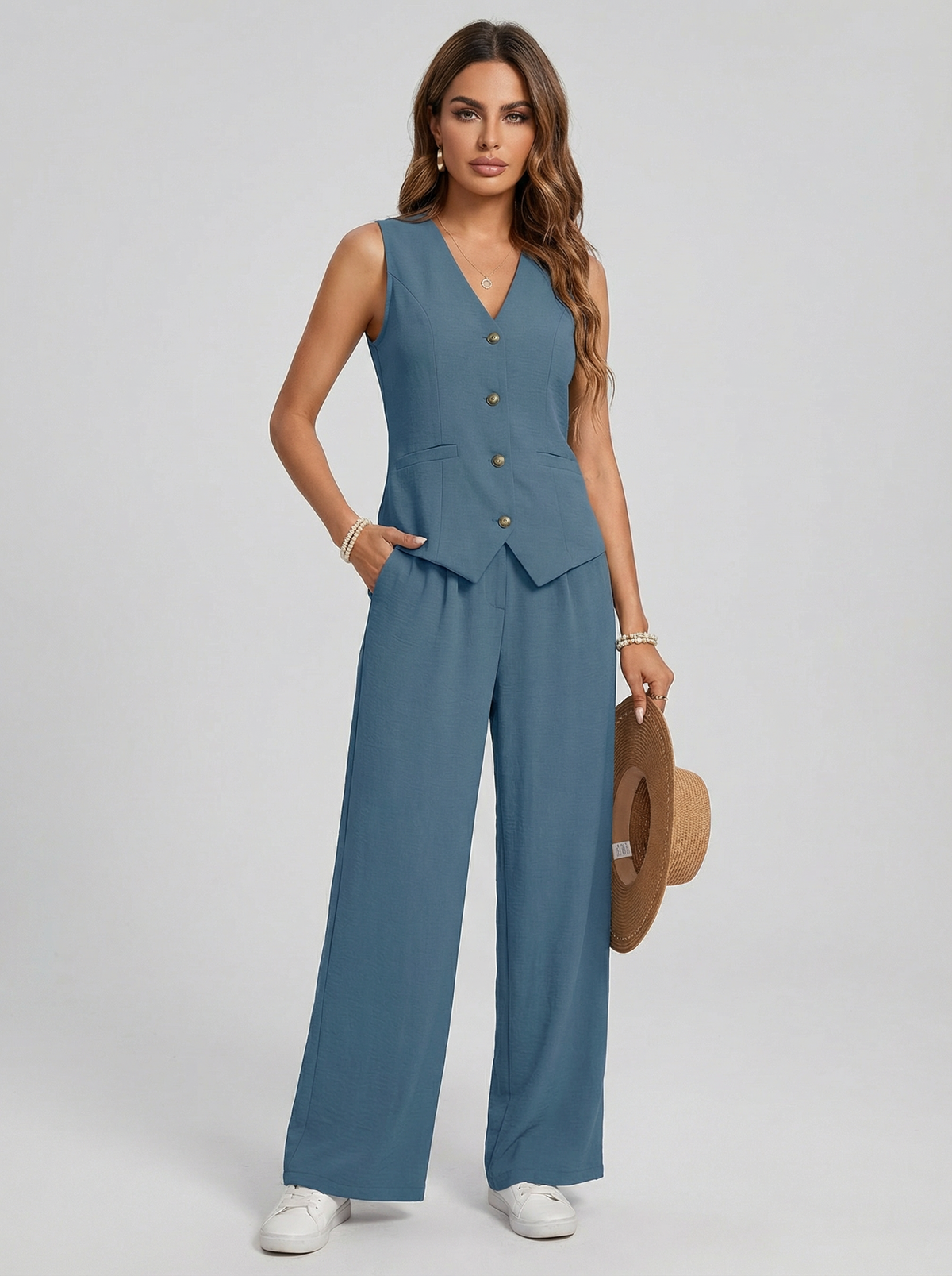 Sofía Regalo | Conjunto Chaleco y Pantalón