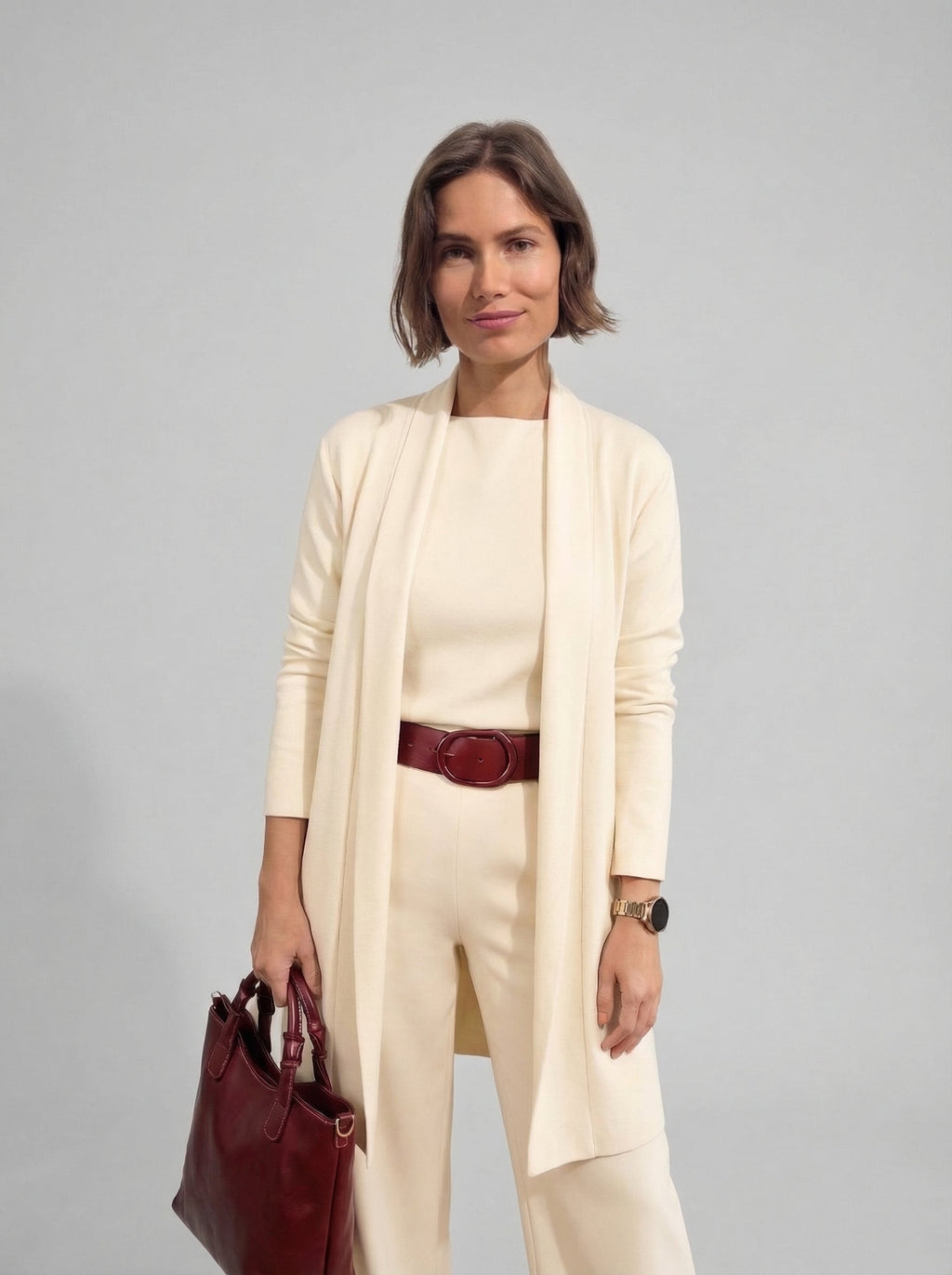Elena | Conjunto Cárdigan Top y Pantalón