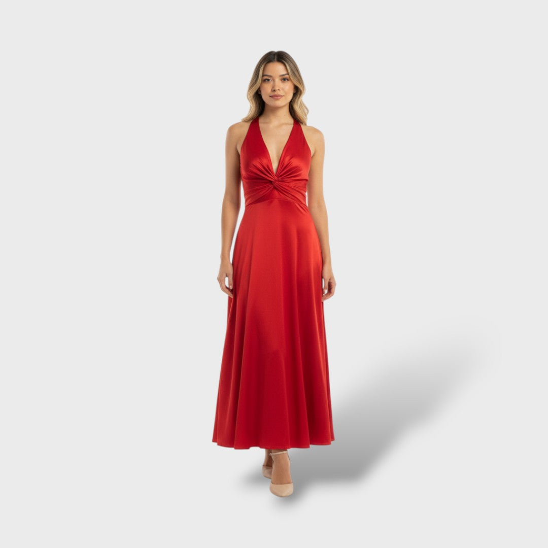 Fiesta | Vestido Maxi Elegante Sin Mangas