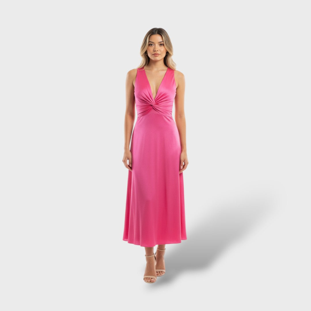 Fiesta | Vestido Maxi Elegante Sin Mangas