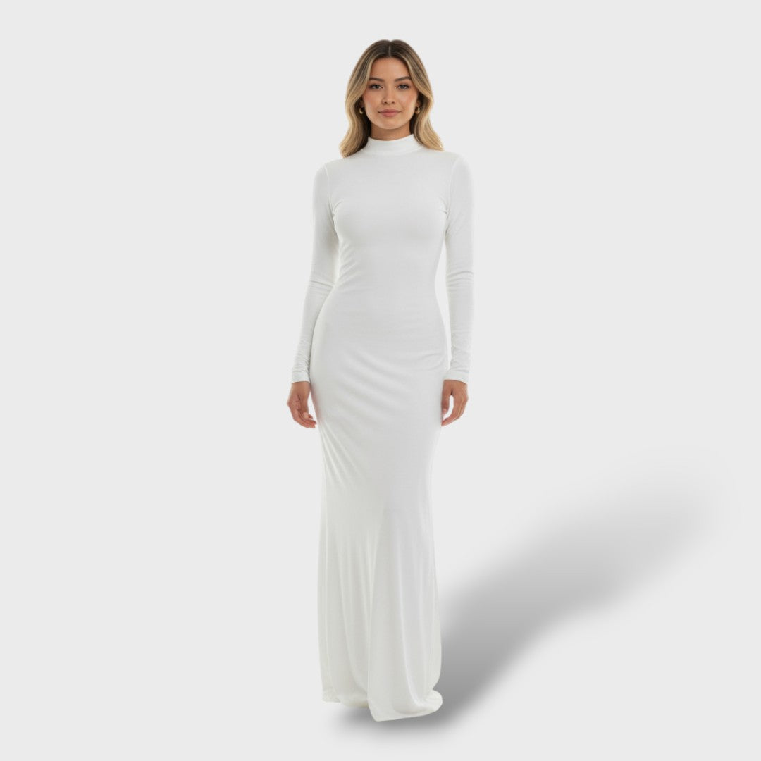 Alteza | Vestido Maxi de Cuello Alto