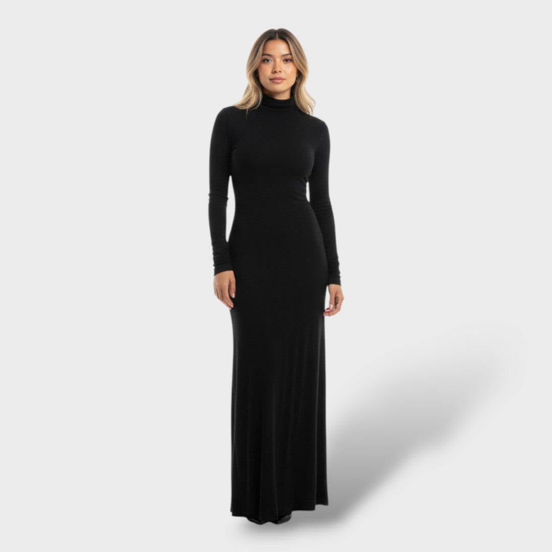 Alteza | Vestido Maxi de Cuello Alto