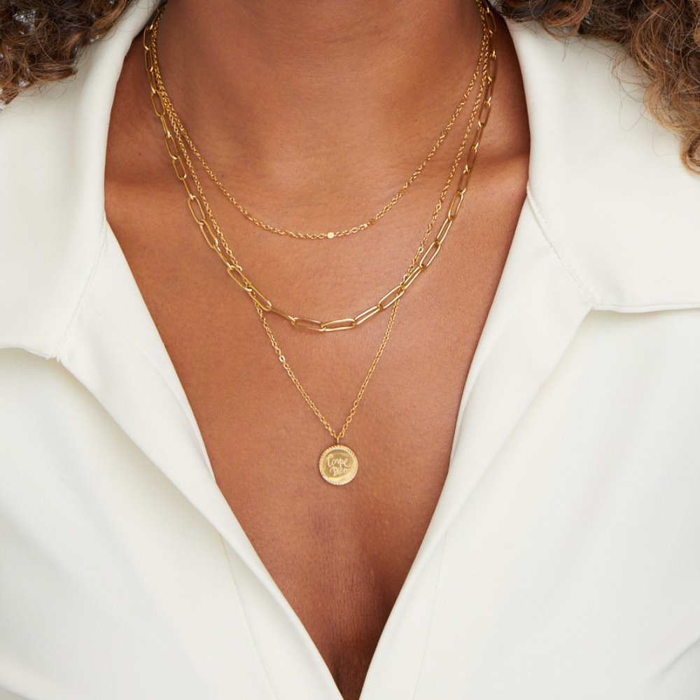 Lola | Collar de Monedas en Capas