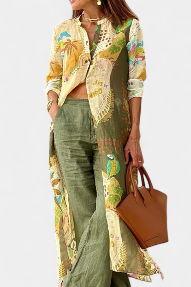 Melvina | Conjunto Coordinado de Lino