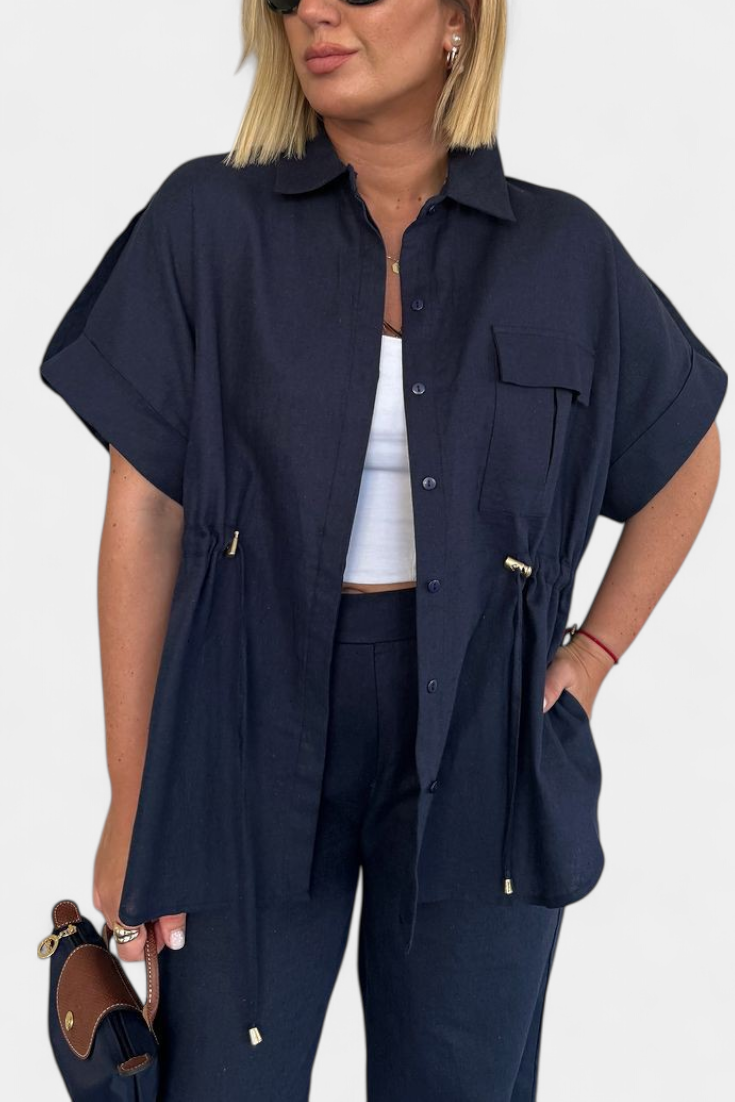 Lani | Conjunto Camisa y Pantalón Algodón Lino