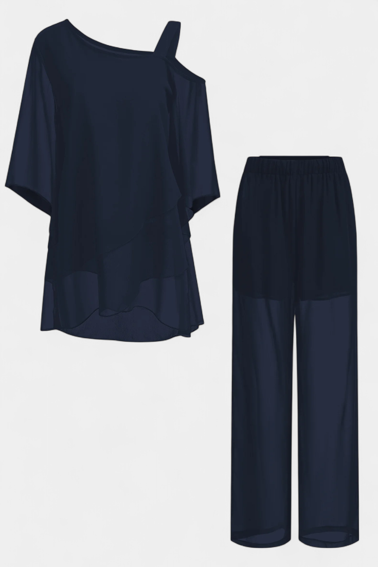 Kitty | Conjunto Hombros Descubiertos Fluido