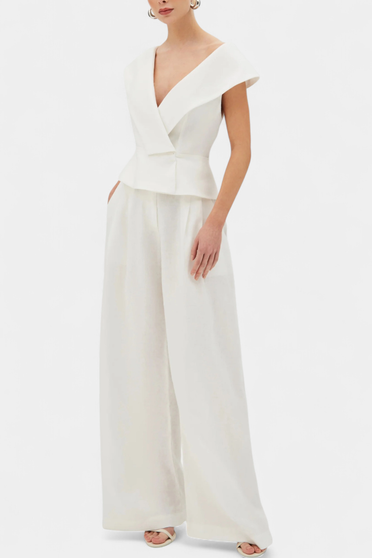 Hayden | Conjunto Top Asimétrico Palazzo