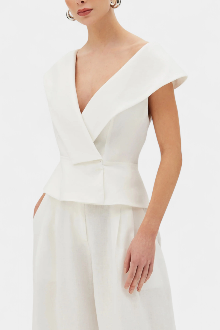 Hayden | Conjunto Top Asimétrico Palazzo