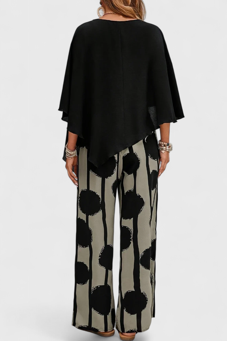 Aleida | Conjunto Asimétrico Estampado