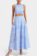 Danitza | Conjunto Encaje Floral Calado