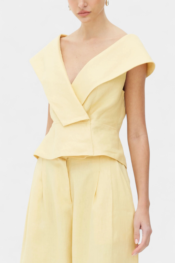 Hayden | Conjunto Top Asimétrico Palazzo