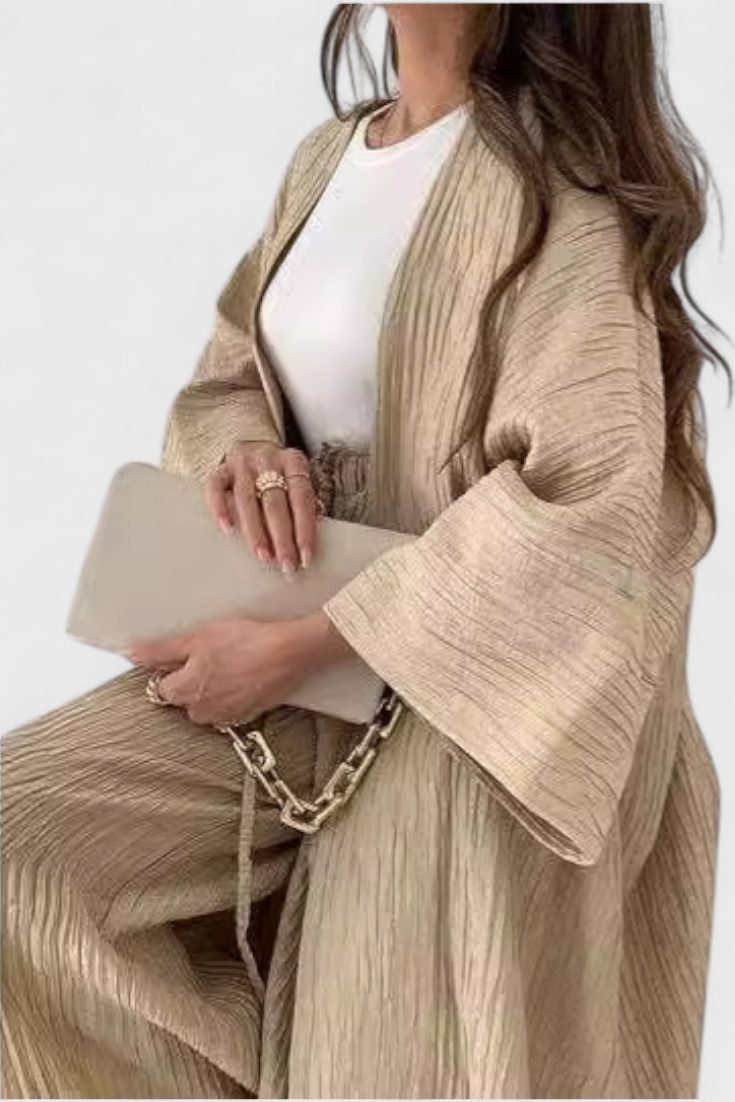 Caspian | Conjunto Relajado con Kimono Largo