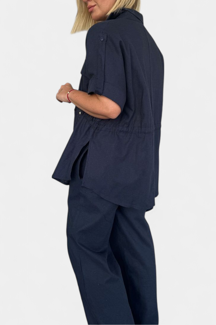 Lani | Conjunto Camisa y Pantalón Algodón Lino