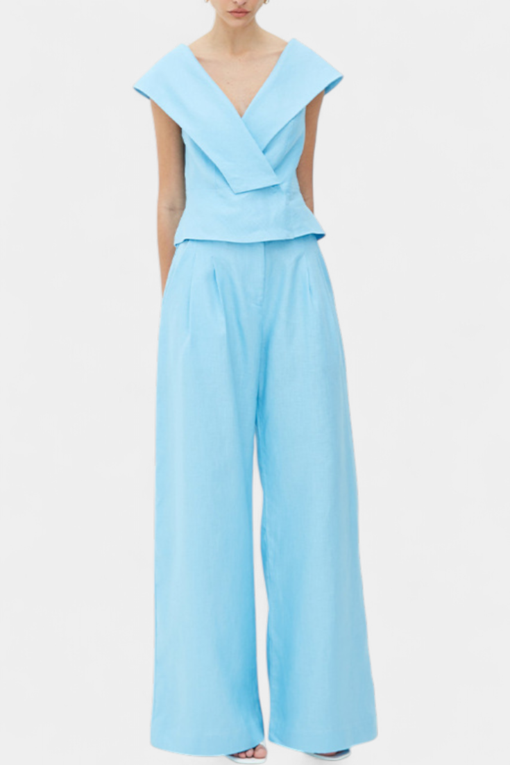 Hayden | Conjunto Top Asimétrico Palazzo