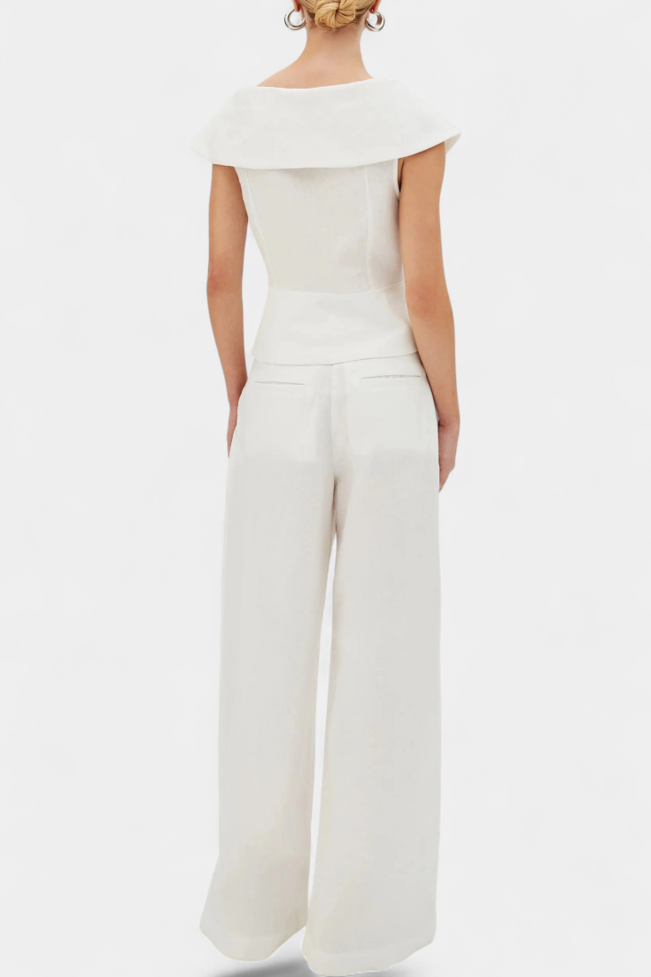 Hayden | Conjunto Top Asimétrico Palazzo