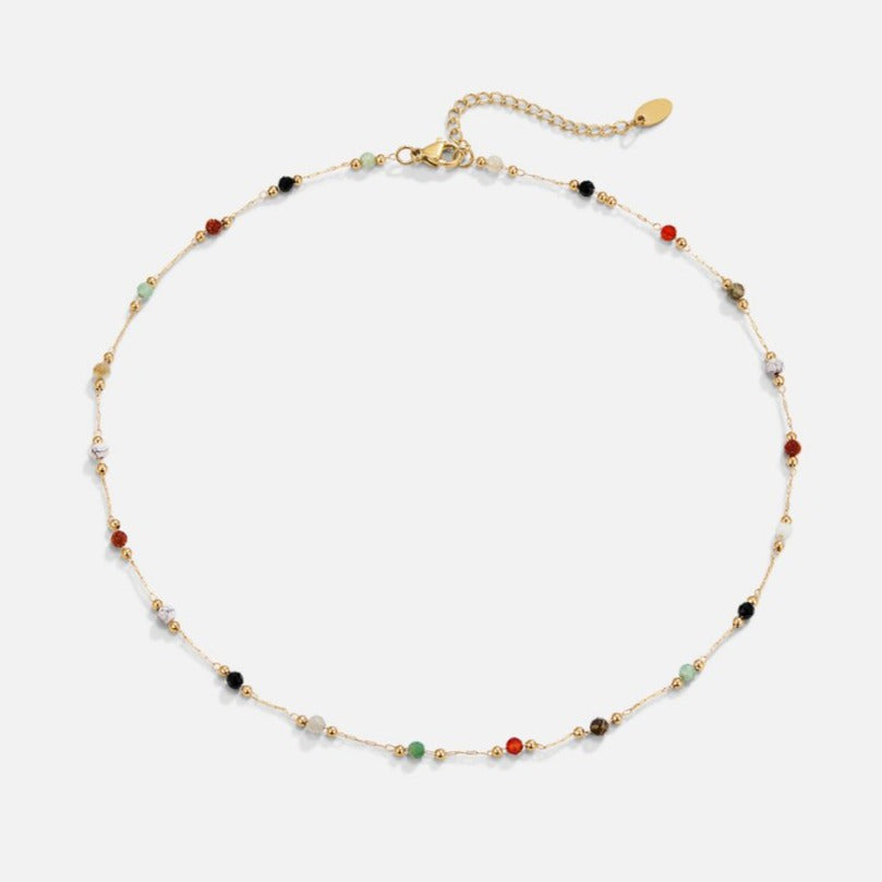 Lina | Collar de Cuentas y Piedras