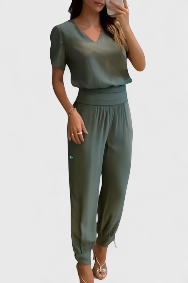 Cassandra | Conjunto Blusa y Pantalones
