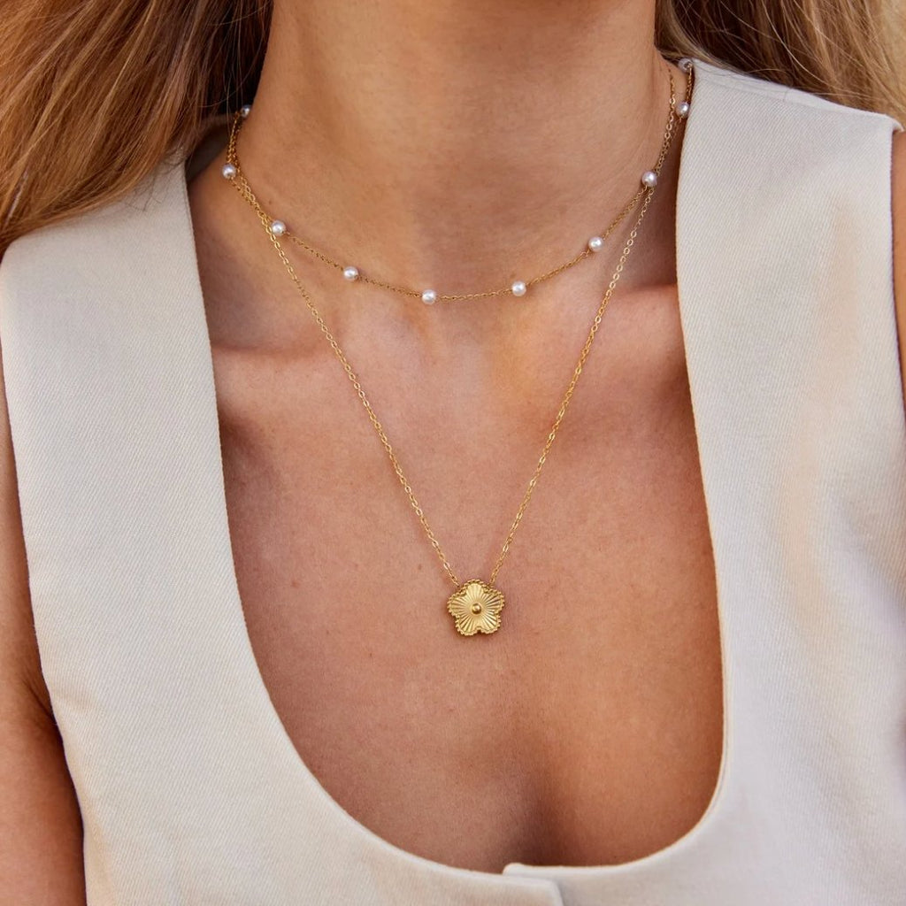 Otilia | Collar de Perlas en Oro 18K