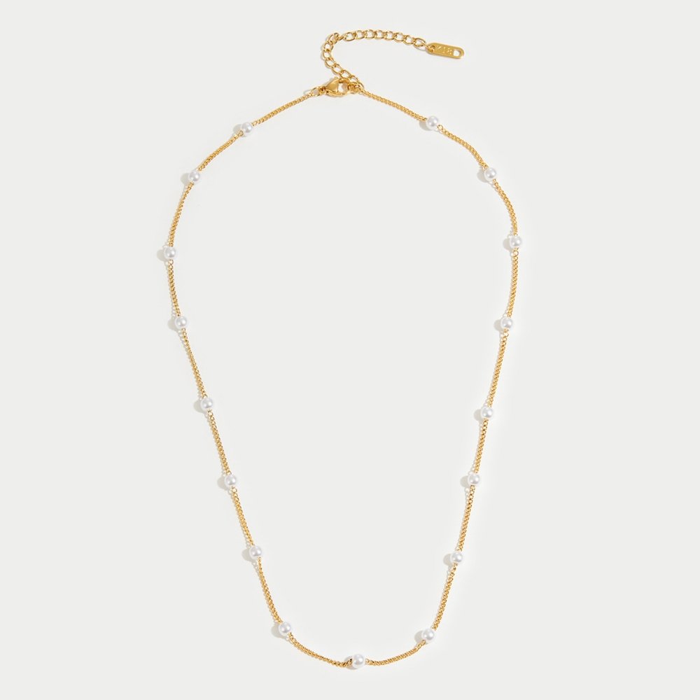Otilia | Collar de Perlas en Oro 18K