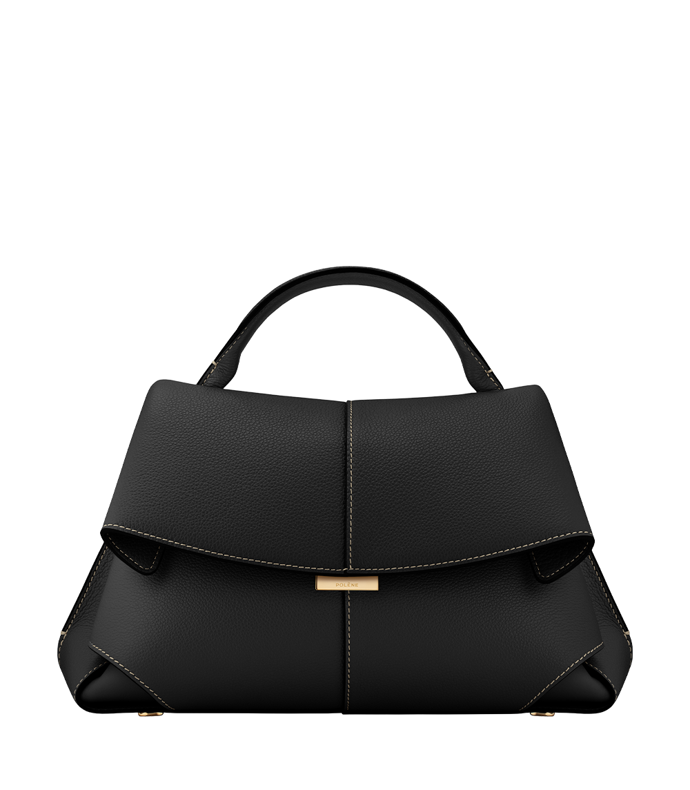 Leocadia | Bolso Texturado Negro Mate