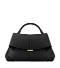 Leocadia | Bolso Texturado Negro Mate