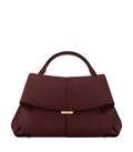 Leocadia | Bolso Texturado Negro Cereza