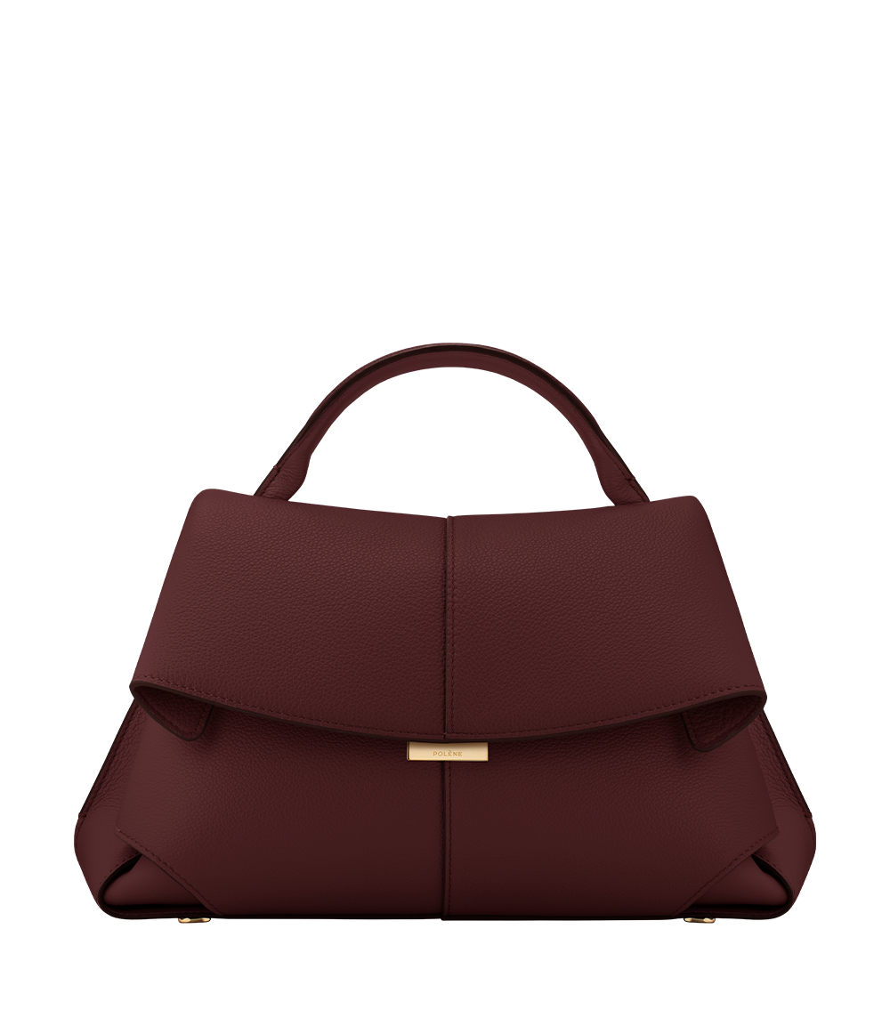 Leocadia | Bolso Texturado Negro Cereza