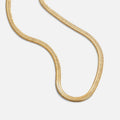 Flavia | Collar de Cadena Serpiente Dorado