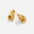 Sofía | Pendientes Aros Torcidos Dorados