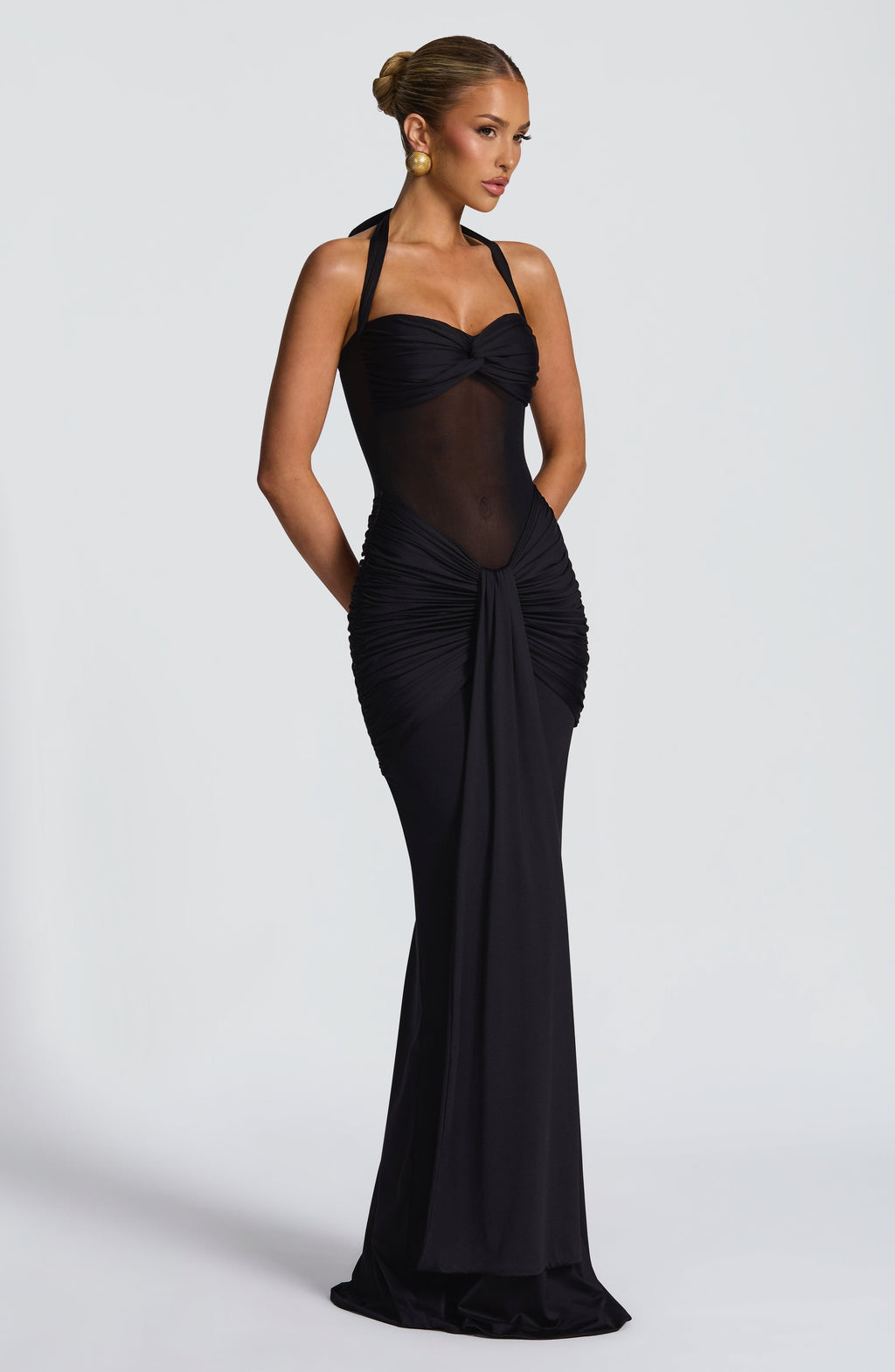 Elysa | Vestido con Transparencias